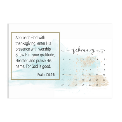 Trust in His Faithfulness - 2025 Calendar