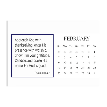 Trust in His Faithfulness - 2025 Calendar