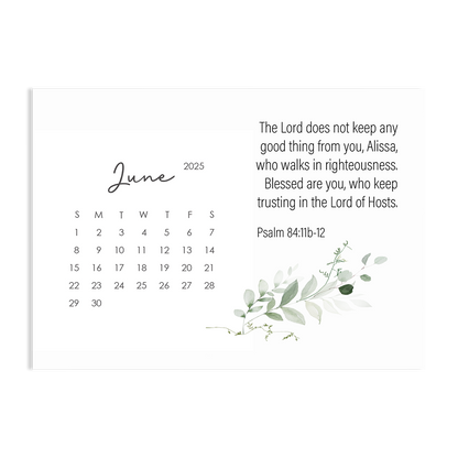 Trust in His Faithfulness - 2025 Calendar