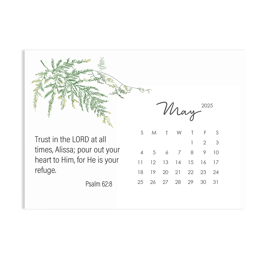 Trust in His Faithfulness - 2025 Calendar