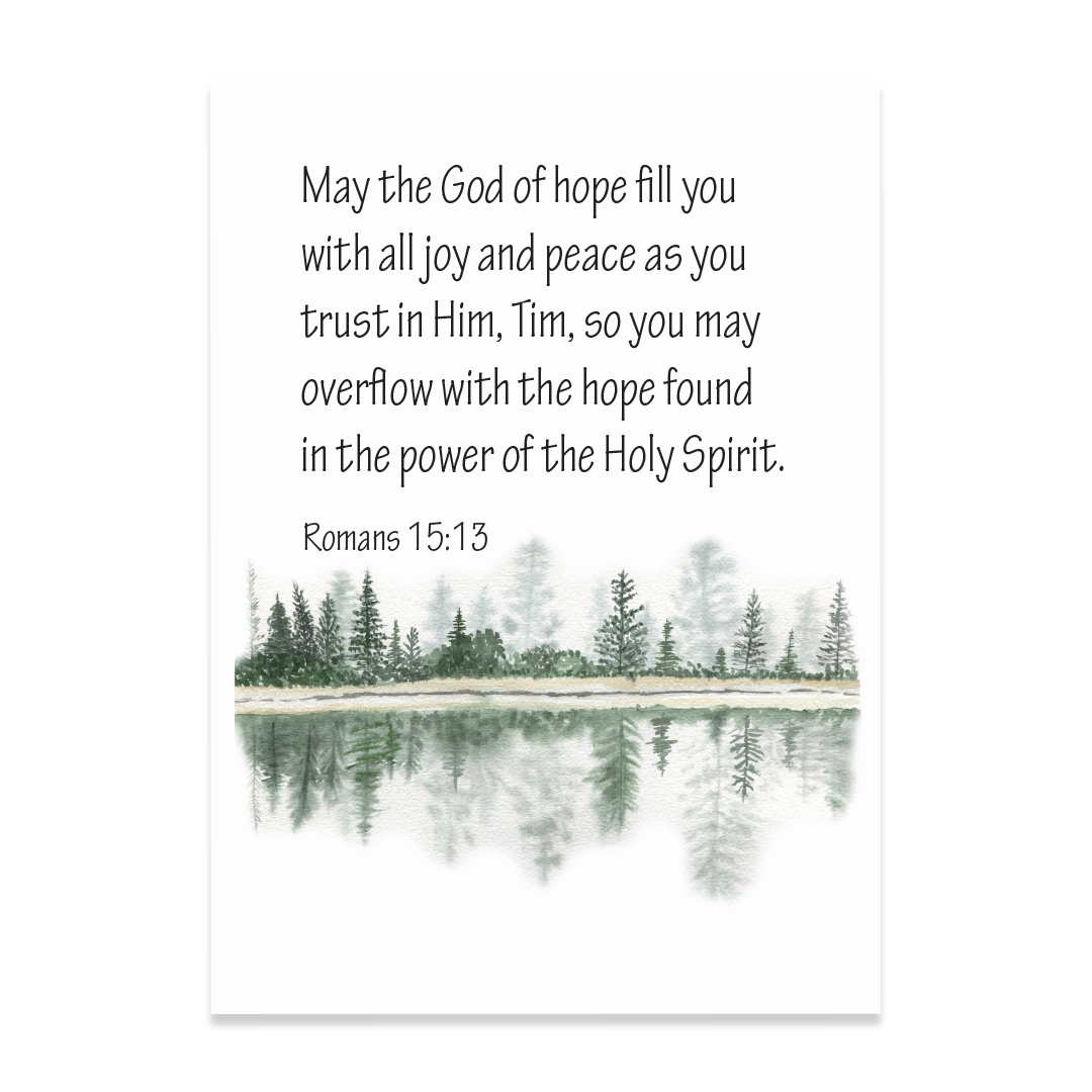 Romans 15:13 - Print